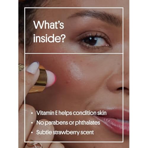 Winky Lux pH Cheeky Glaze Liquid Blush, Color Changing Dewy Flush, Buildable Tint, Hydrating with Vitamin E, pH Reactive for a Soft Natural Pink, Rosy Glow, Clean Beauty, Cruelty-Free, Vegan