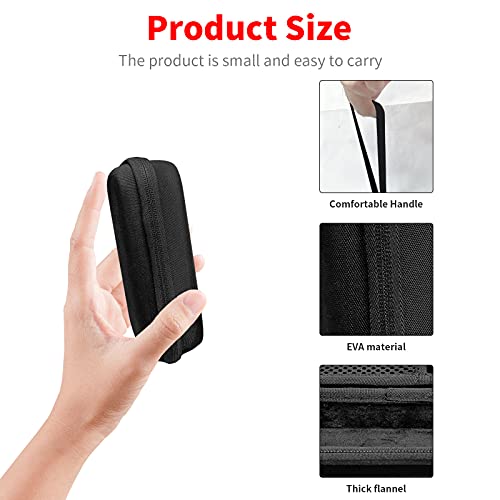 MEROM Hard Case Compatible with Meridian Grooming Shaver Electric Groin Body Trimmer and Accessories, Travel Storage Case for Trimmers, Case Only