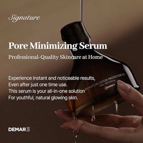 Signature ESTUD Protector - Niacinamide Face Serum (2%), 5.75 fl oz, Pore Minimizer Serum for Face Korean Milk Skin care Glass & Glossy Skin ampoule