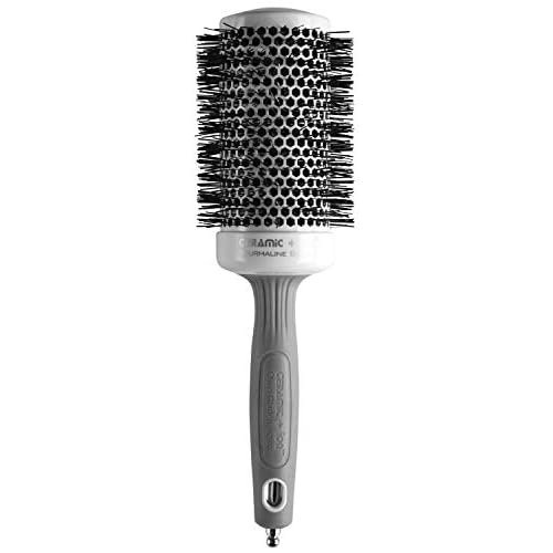 Olivia Garden Ceramic + Ion Round Thermal Hair Brush - Not Electrical - Professional Blowout Brush for Normal to Thick Hair