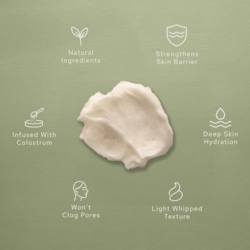 Honor Whipped Tallow Cream with Colostrum, Hydration, Skin Renewal (Unscented), 3oz