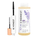 Honest Beauty Extreme Length Volumizing Clean Mascara + Honest Lavender Foaming Bubble Bath Bundle | Naturally Derived + Cruelty Free | 0.27 fl oz, 12 fl oz