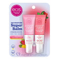 eos 24H Moisture Super Balm - Pink Lemonade & Wild Cherry Slushie, Day or Night Lip Treatment, Made for Sensitive Skin, Lip Balms & Moisturizers, 0.35 fl oz, 2-Pack