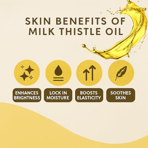 Mayan's Secret Milk Thistle Seed Oil Pure Cold Pressed Rich in Vitamin E and for Aging Skin