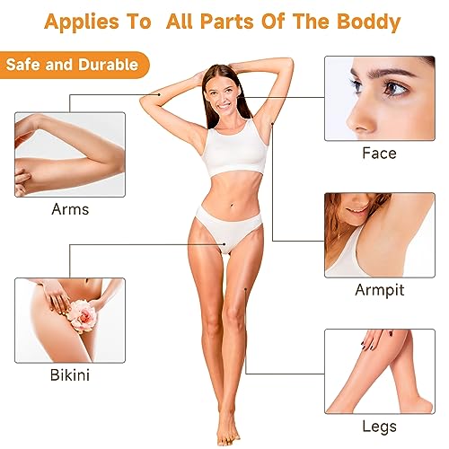300 Pcs Non Woven Wax Strips,Body and Facial Wax Strips for hair removal,Professional waxing strips without wax(2.8''x 7.9'' and 1.4''x 3.9'')