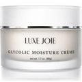 LuxeJoie Glycolic Moisture Creme ? Exfoliating Face Moisturizer with Glycolic Acid ? Lightweight Hydrating Cream for Smoother-Looking Skin ? 1.7 oz