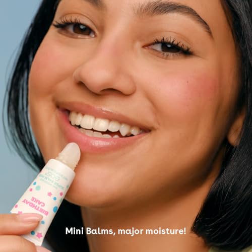 eos 24H Moisture Super Balm Minis- Cr?me de la Cr?me,Limited-Edition Lip Mask,Lip Mask,Made for Sensitive Skin,Shea Butter,Variety Pack,0.169 fl oz,3 Count (Pack of 2)