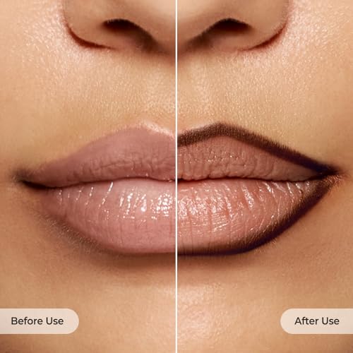 Laka Stain Lip Liner, 0.7g/0.02oz, Rich Creamy Long Lasting Color, Waterproof & Transfer-Proof, Easy Drawing with Smooth Application (#08 Burnt Brown)