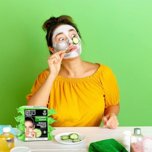 Global Beauty Care Makeup Remover Wipes (120 Count, Cucumber)
