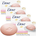 Dove Soap, Pink Beauty Bar 4-Pack ? 3-in-1 Moisturizing Face, Body & Hand Soap, 4.75 Oz Ea