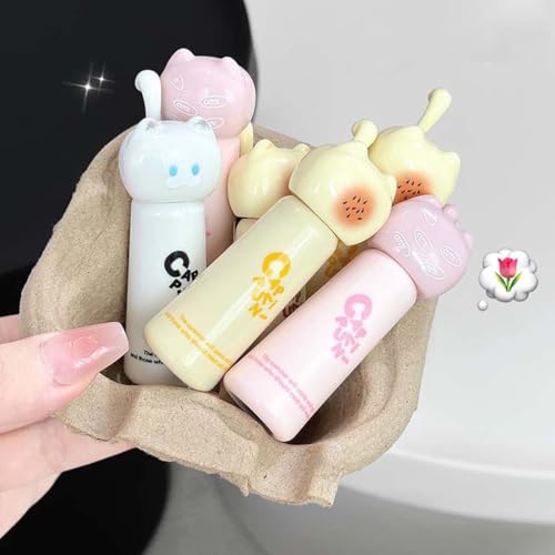 4Pcs Hydrating Lipgloss Set,Cute Cat Jelly Lip Glaze,Moisturizing Lip Stain Plumping Water Lip Gloss,Lasting Waterproof Juicy Lipstick Lip Tint,Glossy Finish