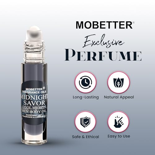 MOBETTER FRAGRANCE OILS Midnight Savor Cool Nights Men Body Oil