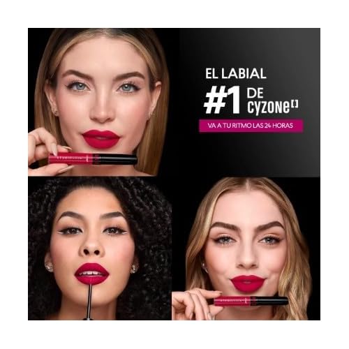Cyzone Studio Look Matte liquid lipstick with intense color Raspberry 6 ml / 0.20 fl.oz.
