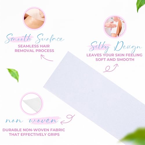 Non Woven Large 3x9 Body and Facial Wax Strips (100)