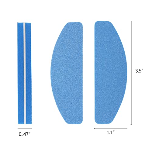 80 Count Mini Nail Buffers Kit, 100/180 Grit Buffing Blocks Small Nail Files for Acrylic and Natural Nails (Pack of 2)