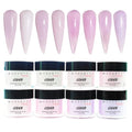 MakarttPro Acrylic Powder -The Enchanted Collection- 56g/2oz, Set of 8 Colors for Nail Extension | Professional Acrylic Nail Cover Powder for Private Nail Technicians, 8 x 56g Combo Pack