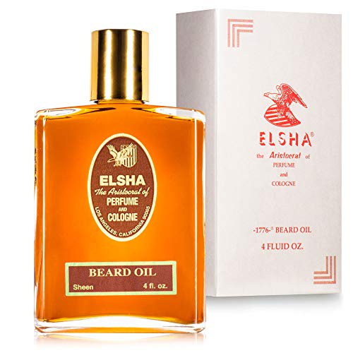 ELSHA BEARD OIL 1776 ? The Aristocrat of Perfume and Cologne - Original Manufacturer ?Long Lasting Cologne Manufactured in The USA