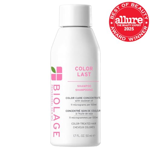 Biolage Color Last Shampoo - For Color-Treated Hair, Nourishes, Strengthens, Hydrates and Adds Shine, Soybean Oil & Stearic Acid, Paraben & Mineral Oil-Free, Vegan