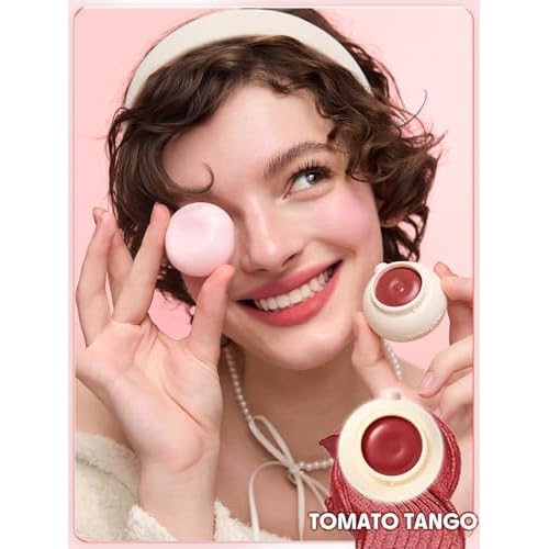 SHEGLAM Bounce Putty Pocket Lip Pot velvet Matte Lip Gloss Soft High Pigment Color Lip Stain with Brush-Tomato Tango