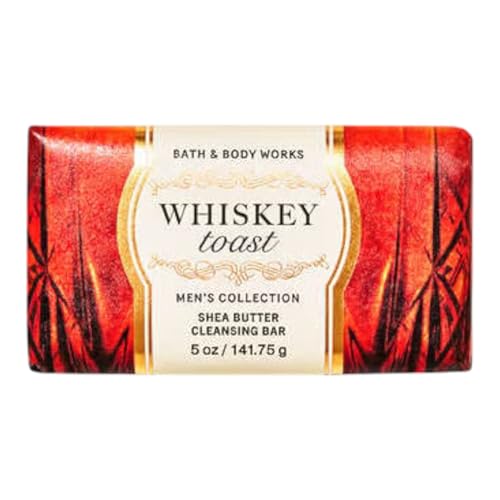 Bath and Body Works Whiskey Toast Shea Butter Cleansing Bar Soap 4.2 oz (Whiskey Toast)