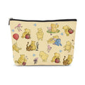 1Pcs Cute Winnie Decor Gift for Women, Classic Winnie Makeup Bags, the Pooh Make Up Pouch with Zipper, Yellow Travel Make Up Pouch, Perfect for Women Girls Birthday Gifts