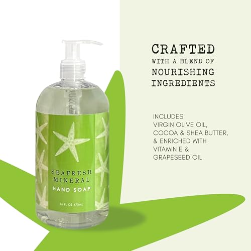 Greenwich Bay Trading Co. Hand Soap, 16 Ounce, Seafresh Mineral