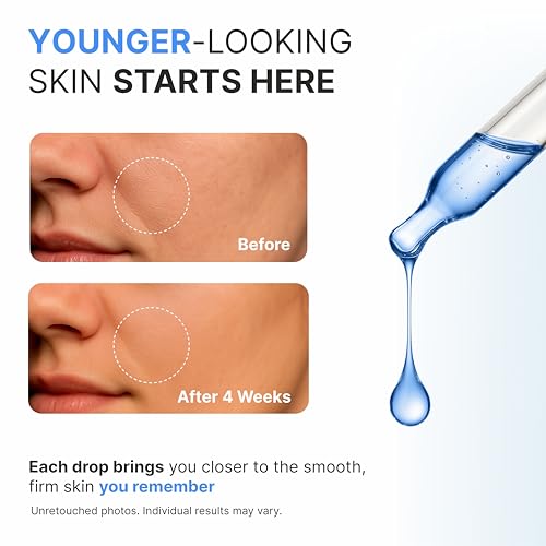 Copper Peptides Serum for Face - Lightweight Anti Aging Serum with GHK-Cu Peptide, Niacinamide & Collagen for Firmer, Plumper, Youthful Skin (30ml / 1 fl oz)
