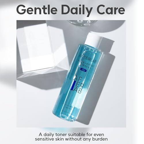AFTERLAB Hydrating Barrier Clarifying Toner with Azulene, PH 5.5 Gentle Hydrating Facial Toner for Men & Women, Soothing & Reducing Breakouts, Lightweight Daily Korean Skincare, 6.76 fl oz