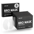JAXON LANE BRO MASK Under Eye Patches for Men with Hydrogel (6 x 1 pack) - Anti-Aging Korean Eye Masks for Dark Circles and Puffiness- Puffy Under Eye Treatment - Perfect Skin Care for Men
