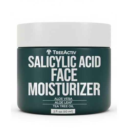TreeActiv Acne Eliminating Face Cream | Tea Tree Moisturizing Formula for Balanced, Fresh-Looking Skin | Suitable for Sensitive Skin | For Adults and Teens | 2 fl oz