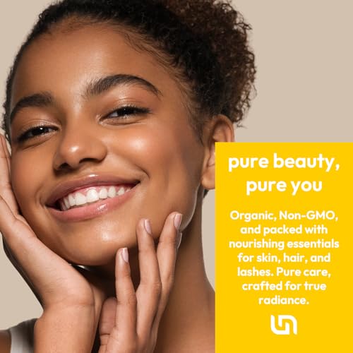 16oz Organic Castor Oil ? Glass Bottle ? USDA Certified Organic & Non-GMO ? 100% Pure, Cold-pressed, Unrefined, Hexane-free ? Premium Glow-Boosting Oil for Skin, Hair, Lashes, Nails & More