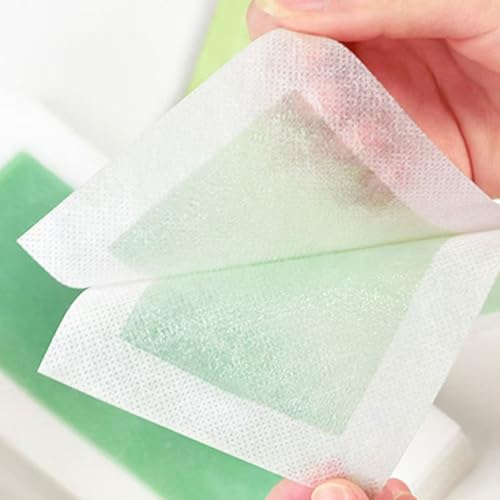 Wax Strips 60 Strips body wax strips Wax Strips for Hair Removal Facial Hair Removal for Women Waxing Kit for Face, Body, Arms, Legs, Chest, Back, Bikini & Brazilian 6 bagsCalming Oil Wipes (60)
