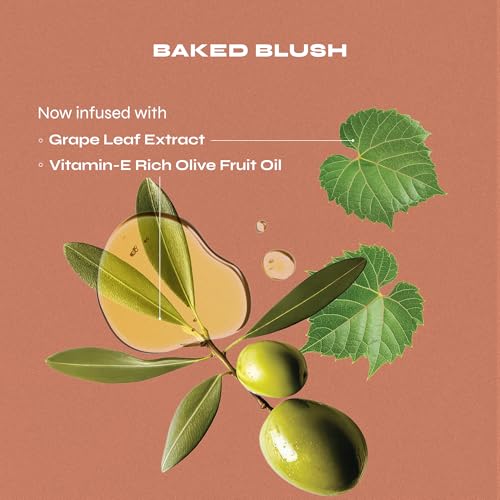 Milani Baked Blush, Updated Powder Blush for Cheeks, Cruelty Free Makeup - Shape, Contour & Highlight Face for a Shimmery or Matte Finish - Dolce Pink