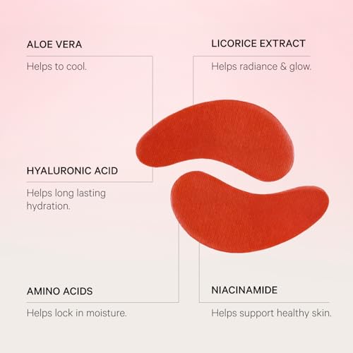 MZ SKIN Vitamin-Infused Meso Eye Mask | Hyaluronic Acid & Niacinamide Enhanced Hydrogel Treatment for Tired Eyes, Perfect For Anti-Aging, Wrinkles, Fine Lines & Dark Circles, Fragrance Free