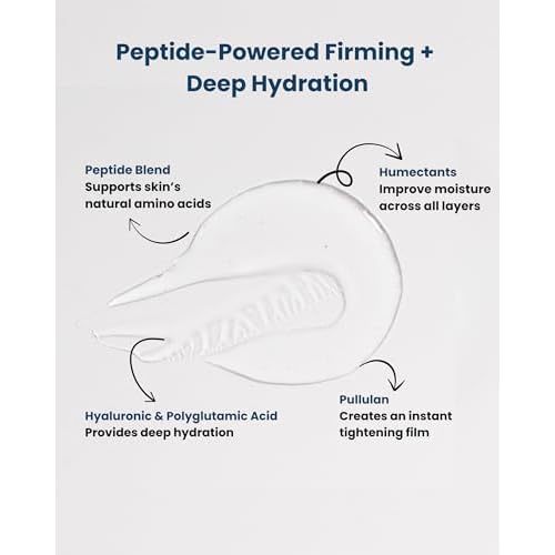 FS Facial Firming Serum ? Instant Lift & Skin Tightening Treatment with Peptides & Hyaluronic Acid ? Targets Loose Skin from Weight Loss & Fine Lines ? 1 fl oz (30ml)
