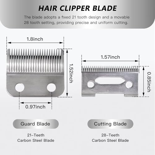 New 2 Hole Clipper Blade Replacement for Wahl Clipper Blades, Compatible for Wahl Precision HomeCut/ HomeHaircutting79722/ HomePro/ HomeBarber79524-3001/ MC2/ Taper2000
