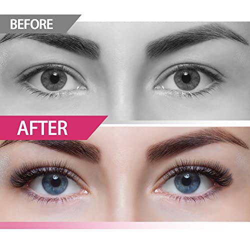 Lash Clusters, DIY Eyelash Extension, Reusable Volume Individual Lashes, Wispy Fluffy Artificial Natural Look for Cluster Lashes, C Curl Lashes Pack (Volume-14mm)