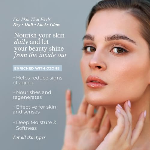 Skin Oil - Multifunctional Skin Care - Revitalization, Nourishment and Hydration - Active Ozone Therapy - High-Performance Natural Treatment - All Skin Types - 1.01 Fl Oz