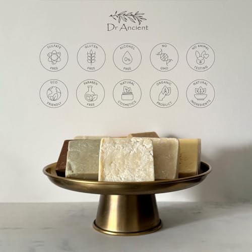 Dr.Ancient Donkey Milk Soap Bar Organic Natural Traditional Handmade Antique - Anti Ageing, Moisturizer - Absolutely No Chemicals! Pure Natural Soaps! 5 Ounce (Pack of 2)