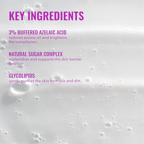 Good Molecules Soothing Azelaic Acid Cleanser ? Gentle Creamy Non-Foaming Face Wash for Oily & Sensitive Skin ? Vegan & Fragrance-Free ? 120 ml