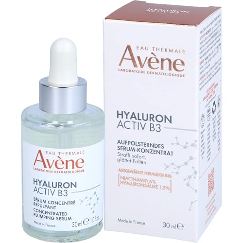Av?ne Hyaluron ACTIV B3 Concentrated Plumping Serum, Light-weight hydrating serum, powered by Niacinamide + Pure Hyaluronic Acid, Firms & Plumps the skin for a healthy complexion 1 oz