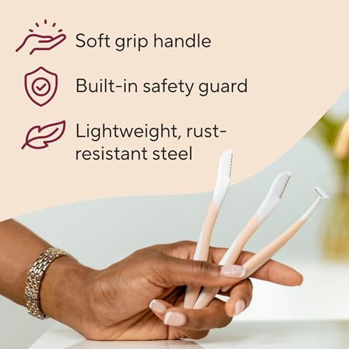 Finishing Touch Flawless DermaPlane Travel Pack Facial Exfoliator & Hair Remover (Pack of 2)