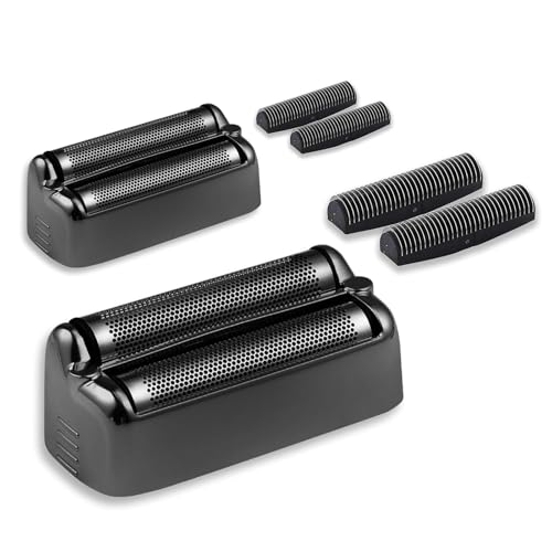 2 Pack Shaver Replacement Foil and Cutter£¬Compatible with BaBylissPRO FXONE BlackFX Double Foil Stick Shaver,Black