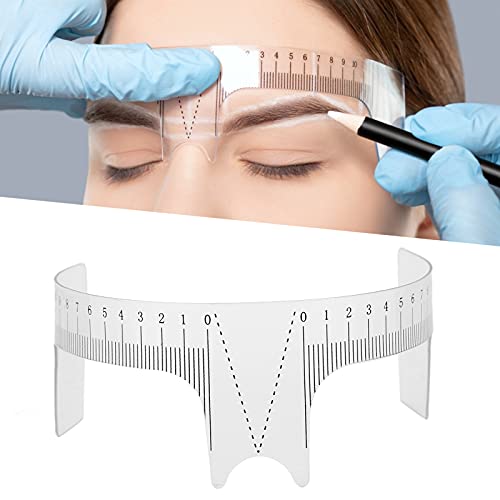Professional Eyebrow Positioning Ruler Microblading Brow Shape Design Ruler Measure Tool(B) Piercing & Supplies (Nose bridge ruler type A)