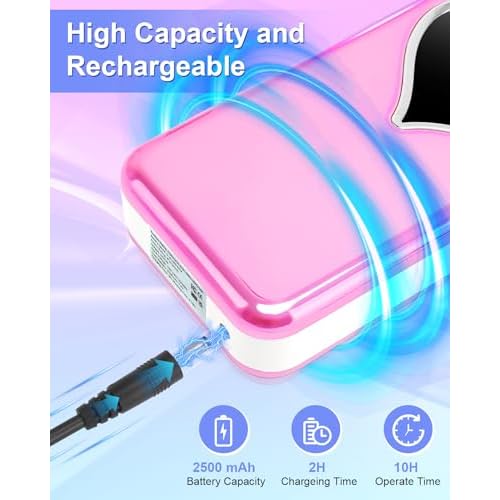 Electric Nail Drill Professional: Rechargeable Nail File with Bits for Acrylic Gel Nails, Professional Nail Drill Manicure Pedicure Polishing Shape Tools for Home Salon