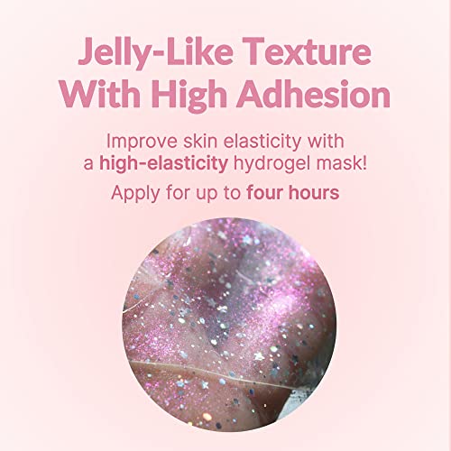 LALARECIPE Glow Face Moisture Mask ? Hydrating & Cooling Hydrogel Facial with 8-Hyaluronic Acid, Watermelon & Peptides ? Vegan Korean Skincare for Radiant Skin (Pack of 10)