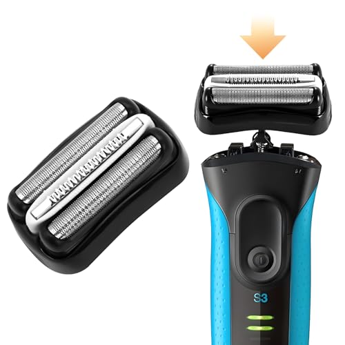 Series 3 32B Replacement Head, Series 3 Electric Shaver Replacement Head Blades for Braun S3 Foil & Cutter Razor Heads, Applicable for Braun S3 3040s 3010s 310s 3000s 3050cc 3080s 390cc Etc