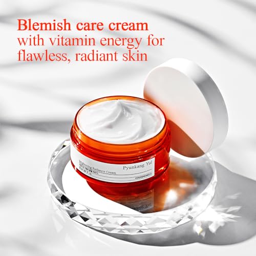 Pyunkang Yul PKY Radiance Vita Cream with Vitamin C and Pearl Extract, 1.69 Fluid Ounces (50 Milliliters) ? Moisturizing Cream for Flawless, Radiant Skin