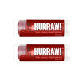 Hurraw! Black Cherry Tinted Lip Balm, 2 Pack: (Sheer Red Tint) Organic, Certified Vegan, Cruelty and Gluten Free. Non-GMO, 100% Natural Ingredients. Bee, Shea, Soy and Palm Free. Made in USA
