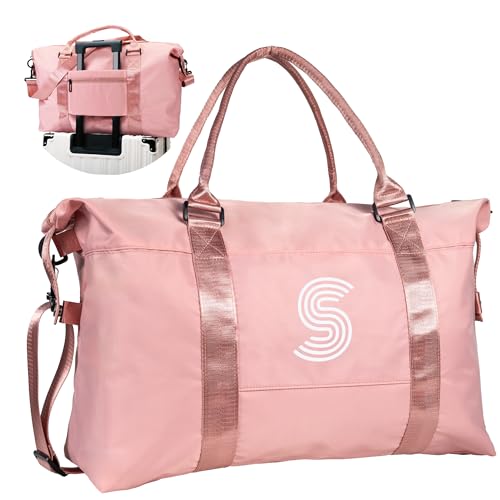 Initial Makeup Bags + Initial Overnight Bag, Gift for Her